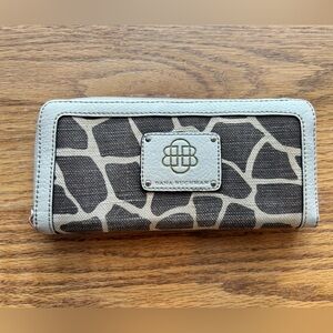 Dana Buchman Giraffe Print Wallet
